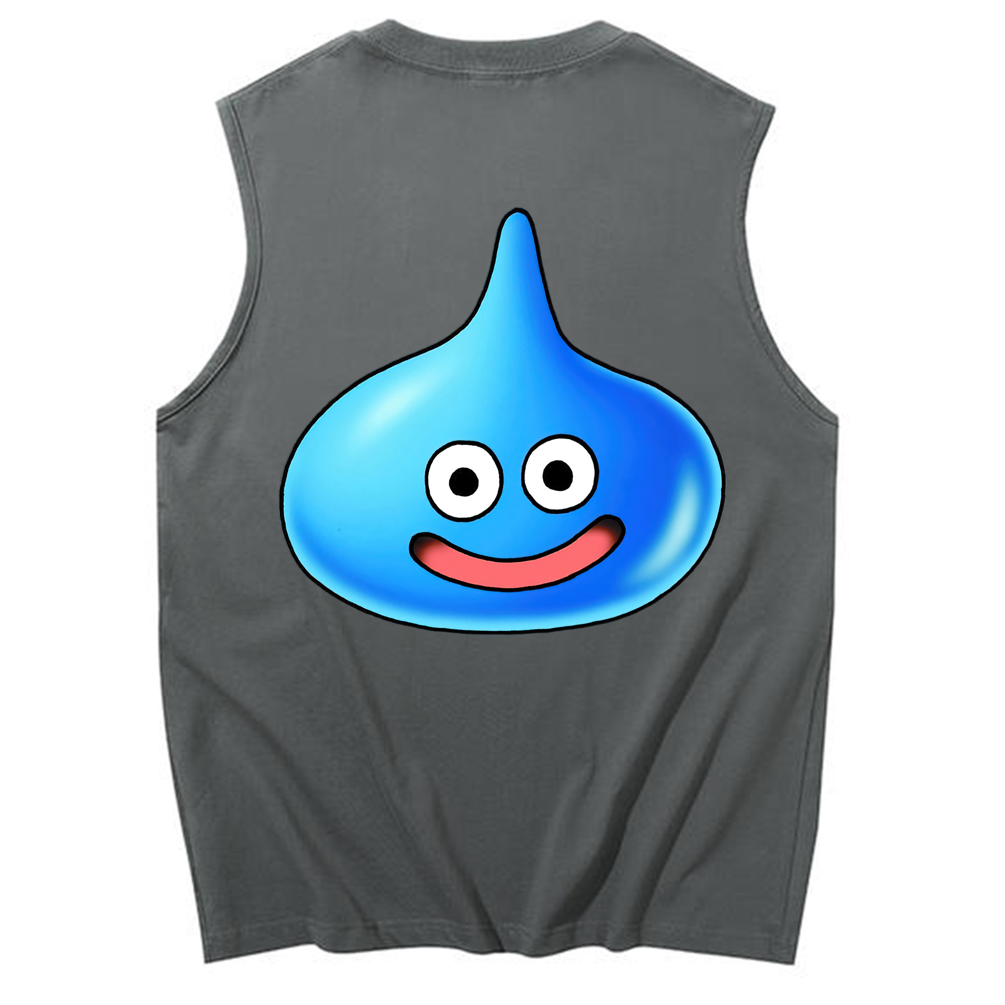 （画像用） ドラゴンクエスト Doragon Kuesuto Dragon Quest コットン100％タンクトップ（背面プリント）